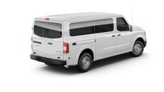 a white van is shown on a white background