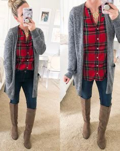 Plaid Shirt Outfit, Plaid Outfits, Closet Door, Plaid Tunic, Casual Fall Outfits, Inspiration Mode, Look At You, Looks Style