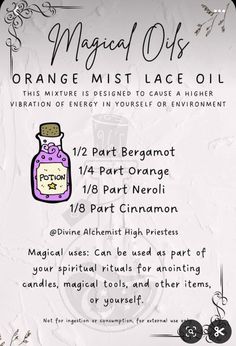 Magick Oils Recipes, Witches Oil Recipes, Wicca Oil Recipes, Protection Oil Recipe Witchcraft, Yule 2024, Wicca Oils, Potion Recipes