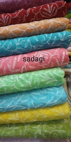 Chikankari Tepchi chikan saree 5.5 metre .90 metre blouse Fabric : Georgette Colour: Variation Work : Tepchi Work blouse :90 metre Saree : 5.5 metre Lucknowi Chikankari New Georgette Tepchi chikan saree metre blouse Ethnic Party Wear Georgette saree Ethnic Wear Beautiful Hand Emboroider Beautiful sari for girls And Women party Wear Unstitched Blouse Piece With Chikankari Embroidery, Multicolor Georgette Blouse With Chikankari Embroidery, Multicolor Chikankari Embroidered Georgette Kurta, Multicolor Georgette Kurta With Chikankari Embroidery, Festival Multicolor Chikankari Embroidery Blouse Piece, Multicolor Chikankari Embroidered Fabric For Festivals, Multicolor Chikankari Embroidered Saree Fabric, Multicolor Chikankari Embroidery Fabric For Puja, Multicolor Chikankari Embroidery Saree Fabric