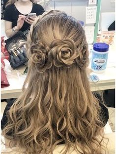 Girl Hairstyles Long Hair, Hairstyles Long Hair, Bride Hairstyle, Hairdo For Long Hair, Hairstyles Long, Braids For Long Hair, Long Curly Hair