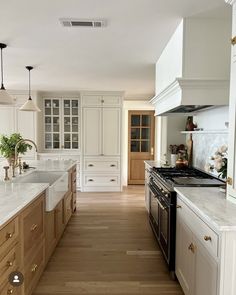 the kitchen is clean and ready for us to use in its new owner's home