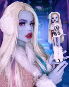 Abbey Bominable Cosplay, Makeup Masquerade, Monster High Makeup, Abbey Bominable, Avatar Oc