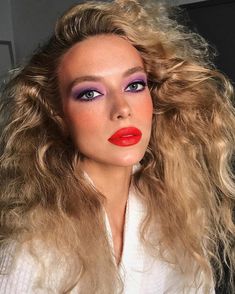 Audition Makeup, 70s Makeup Disco, 80s Makeup Looks, 80’s Makeup, Hung Vanngo, 1980s Makeup, Editorial Make-up, Make Up Color, Disco Makeup