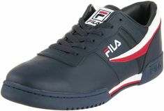 Find Fila Original Fitness Trainers Sports Sneakers Men Shoes Navy/red Size 10 on eBay in the category Clothing, Shoes & Accessories>Men>Men's Shoes>Athletic Shoes. Red Low-top Sportswear Sneakers, Low-top Tpr Skate Shoes For Sports, Red Lace-up Walking Shoes For Sports, Slip-on Synthetic Skate Shoes For Sports, Sporty Red Lace-up Walking Shoes, Sporty Red Walking Shoes For Sports, Blue Tennis Shoes, Waterproof Shoes For Men, Composite Toe Work Boots