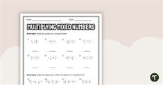 multiplying whole numbers by mixed numbers worksheets. There are any references about multiplying whole numbers by mixed numbers worksheets in belenwinslow.my.id, you can look below. I hope this article about multiplying whole numbers by mixed numbers worksheets can be useful for you. Please remember that this article is for reference purposes only. #multiplying #whole #numbers #by #mixed #numbers #worksheets Multiplying Mixed Numbers, Numbers Worksheets, Mixed Numbers, Number Worksheets