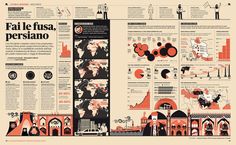 an info poster showing different types of people and places in the world, including buildings