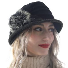 PRICES MAY VARY. GREAT FIT: Materials: 100% Wool, comfortable interior that wicks away moisture and keeps your head cool in high heat. keeps you warm and dry on winter and fall days. Lady Wool Felt Cloche Bucket Winter Hat-Size: Head measurement: 57.5cm, 22.6", Size 7-1/8. One Size Fits Most. DESIGN AND COLORS: This Wool Cloche Bowler decorate Flower, Feather, Bow, Mesh Veil, Elegant and charming designed especially to keep you warm and match all your dressy and laid-back ensembles you will be t Windproof Brimmed Hats For Fall, Windproof Hats For Cold Weather In Fall, Windproof Cap For Fall, Warm Cloche Hat For Winter, Black Hats For Cold Weather In Fall, Black Wool Cap For Winter, Black Winter Cloche Hat, One Size Fits Most, Fitted Brimmed Winter Hat, Black Winter Cloche Hat One Size