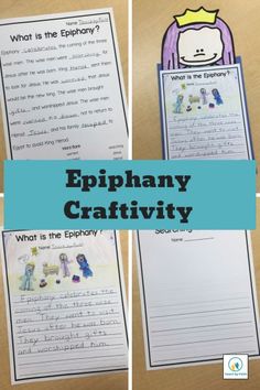 the epiphany craftivity activity for children to learn how to use it