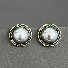 Vintage earrings Elegant Silver Clip-on Plug Earrings, Classic Earrings With Oxidized Finish, Classic Silver Round Plug Earrings, Elegant Silver Plug Earrings With Oxidized Finish, Silver Clip-on Drop Earrings, Formal Silver Earrings With Oxidized Finish, Vintage Silver Round Pearl Earrings, Silver Clip-on Plug Earrings For Formal Occasions, Formal Silver Clip-on Plug Earrings