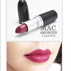 Authentic New In Box Never Been Used Or Tested Mac Satin Lipstick Shade- Amorous (Lovestruck Cranberry) - S: Satin. Color-Rich, Soft Satin With A Semi-Matte Finish That Conditions While Adding Intense Color. No Trades Bundle And Save Mac Amorous Lipstick, Mac Amorous, Mac Satin Lipstick, Lip Sticks, Makeup Mac, Lipstick Shade, Satin Lipstick, Mac Makeup, Mac Lipstick