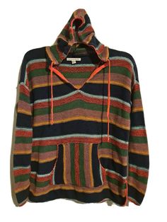 American Eagle men casual multicolor Hooded Brown & orange , blue, green Pattern Knit Sweater XSmall. Runs bigger. Relaxed fit, lightweight, ultra comfort. Condition is "Pre-owned". Shipped with USPS Priority Mail. Casual Striped Hooded Sweater, Multicolor Hoodie Sweater For Fall, Casual Multicolor Hooded Sweater, Orange Knit Sweater, Blue Green Pattern, Orange Knit, American Eagle Men, Pinterest Closet, Hippie Outfits