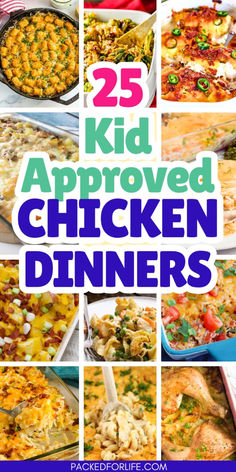 the 25 kid approved chicken dinners