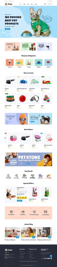 an image of a website page with many different items on it