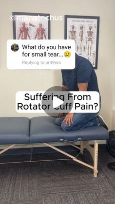 ManaTechUS on Instagram: "Replying to @pr49ers Movement for rotator cuff tear.  Suffering From Rotator Cuff Pain? A Rotator Cuff Tear Needs THIS Movement‼️  Comment And Share If You're Suffering From Rotator Cuff Pain And Need Relief!  dm for credit/removal #rotatorcufftear #physicaltherapist #physicaltherapy #rotatorcuff #rotatorcuffinjury" Rotator Cuff Tendinosis Exercises, Exercises For Rotator Cuff Pain, Shoulder Stretches For Pain Rotator Cuff, Rotator Cuff Exercises Physical Therapy, Torn Rotator Cuff Exercises, Shoulder Pain Relief Rotator Cuff, Rotator Cuff Stretches, Rotator Cuff Strengthening, Rotator Cuff Rehab