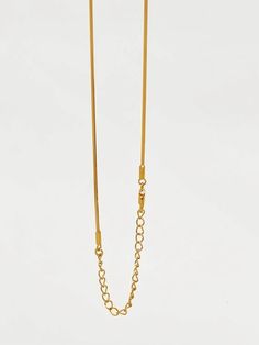 Indulge in pure sophistication with our Dainty Herringbone Necklace. Crafted with 18k gold vermeil, it's the perfect everyday accessory for elevating any outfit. Experience luxury and elegance with every wear. Adjustable Classic Yellow Gold Chain Necklace, Classic Adjustable Yellow Gold Chain Necklace, Adjustable Snake Chain Necklace For Formal Occasions, Classic Adjustable Gold Necklaces, Classic Adjustable Gold Necklace, Modern Adjustable Yellow Gold Chain Necklace, Adjustable Yellow Gold Box Chain Necklace, Classic Adjustable Box Chain Necklace, Classic Adjustable Chain Necklace For Formal Occasions