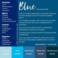 blue is the most universally appealing color in the world, and it's not uncommon