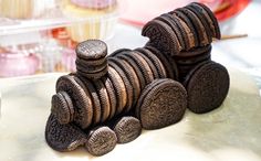 an oreo cookies car is sitting on the table