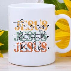 a white coffee mug with the words jesus, he is better than jesus on it