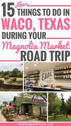 the top ten things to do in waco, texas during your magnolia market road trip