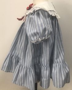 "Beautiful condition /no issues/Smoke free environment/labeled 18 months runs small true vintage please pay attention to measurements/pit to pit 11\"+blouson /length (shoulder to bottom) 14\"/two button back & eyelet trimmed collar & ruffle bottom/ (86)" Pastoral Cotton Dresses With Ruffles, Cute Smocked Dress With Ruffles For Daywear, Cute Smocked Ruffle Dress For Daywear, Peasant Style Cotton Dress With Smocked Back, Cotton Puff Sleeve Dresses For Playtime, Cotton Dresses With Smocked Cuffs For Playtime, Cotton Puff Sleeve Playtime Dresses, Peasant Cotton Dress With Smocked Cuffs, Cotton Smocked Dress With Ruffles For Playtime