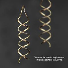 These unique Helix spiral earrings are handmade . Perfect gift for any occasion! Free U.S shipping!  ;-) Enter my shop here: http://www.etsy.com/shop/AniDesignsllc?ref=pr_shop_more ;-) My contact number: 626-379-1904. Please contact me if you would like to order multiples or customize a design for your special event, I will be pleased to give you a discount on a quantity order. ;-) Purchases will be shipped within 1-3 business days. In case of occasional shortage of beads material, purchases will be shipped in a week. Packages are shipped via USPS first-class mail with delivery confirmation. We will- e-mail the tracking number to you. ;-) If you are not happy with your purchase, please contact me by email within 5 days of receiving the item, I will offer a full refund if the item is return Modern Twist Spiral Wrap Earrings As Gift, Unique Spiral Wrap Earrings As Gift, Unique Spiral Wrap Earrings For Gift, Gold Hand Forged Wrap Earrings As Gift, Hand Forged Gold Wrap Earrings As Gift, Modern Twist Spiral Wrap Earrings, Spiral Brass Wrap Earrings As Gift, Adjustable Spiral Nickel-free Jewelry, Rose Gold Spiral Nickel-free Earrings