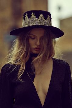 Hat Photoshoot, Boat Hat, Magdalena Frackowiak, Millinery Hats, Love Hat, For Love & Lemons, Love And Lemons, Beautiful Hats