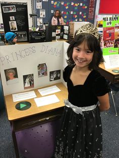 Wax Museum School Project Girl, Princess Diana Humanitarian Work, Biography Project, Mia Hamm