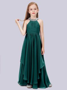 Crisscross Halter Chiffon Junior Bridesmaid Dress Bridesmaid Dresses Emerald Green, Bridesmaid Dresses Emerald, Chocolate Bridesmaid Dresses, Moss Bridesmaid Dress, Peacock Bridesmaid Dresses, Emerald Green Bridesmaid Dresses, Sky Blue Bridesmaid Dresses, Dark Green Bridesmaid Dress, Brown Bridesmaid Dresses