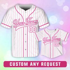 - Premium Material: Our Baseball Jerseys for women men are made from lightweight, soft polyester, mesh fabric offers outstanding durability, insulation, and wrinkle resistance, which provide our customers with a great put-on experience. The elegant workmanship ensures the custom baseball jerseys fits your body excellently. - Customized Baseball Jersey: Let's create your own design with our personalized baseball jersey. Select the desired size and color, then enter the name and number. Please read the size information for choose your own size. - Suitable for any occasion: Straight-fit Baseball Jerseys for men feature a spread collar, short sleeves, front logo button closure, and curved hem design. Our baseball jerseys can be worn on a variety of situations, including hanging out with friend Jersey Uniform, Jersey Baseball, Baseball Uniforms, Custom Baseball Jersey, Baseball Fan, Team Name, Team Names, Baseball Jersey, Baseball Jerseys