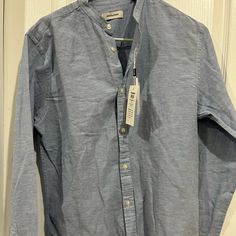 Brand New Jack And Jones Shirt Spring Crew Neck Shirt For Casual Gatherings, Spring Casual Crew Neck Shirt, Jack And Jones, New Jack, Resort Shirt, Button Up Shirt Mens, Mens Flannel, Men's Button Down Shirt, Jack & Jones