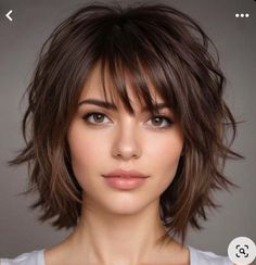 Layer Haircut, Messy Bob, Bob Cuts, Haircuts For Women Over 50, Hairstyles And Haircuts, Choppy Bob