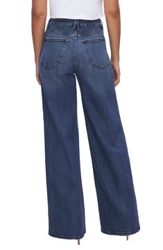 Good American Good Skate High Waist Wide Leg Jeans | Nordstrom High Waist Wide Leg Jeans, Good American, Stretch Jeans, Wide Leg Jeans, Leg Jeans, Full Length, High Waist, Wide Leg, Loose Fitting