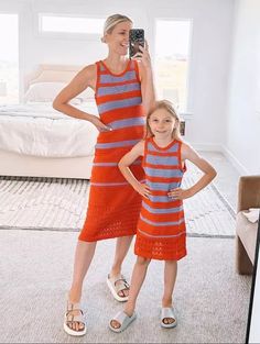 Summer Dress Sandals, Mommy And Me Dresses, Mommy Blog, Mom Blog, Matching Family Outfits, Family Outfits, Mom Blogs, Mommy And Me, Summer Dresses