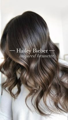 Ash Biolage Hair, 2023 Brunette Balayage, Brown Hair Colors Babylights, All Brunette Hair Color, Brunette Balayage Chocolate, Highlight Balayage Brunettes, Chocolate Brown Dimensional Balayage, Light Brunette Fall Hair 2023, One Shade Brown Hair