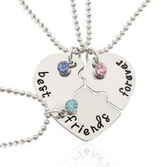 PRICES MAY VARY. Best Friends Friendship Necklace for 3: You can give the heart puzzle necklaces to your besties, best friend gifts for women, to share love and happy Friendship Gifts for Women Friends: The sentiment of best friend presents is important, the best friend forever necklaces for 3 can let them know what they mean to you, every friends will be touched by the sentiment Bestie BFF Gifts for Women: The bestie necklaces for 3 is a thoughtful reminder of your relationship, you can get clo Best Friend Stuff, Bff Stuff, Forever Necklace, Bff Matching, Bff Jewelry, Keys To Success, Friend Stuff, Gift Boxes For Women, Bff Necklaces