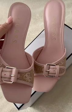 Pink Kitten Heels, Guess Vintage, Heels Pink, Guess Heels