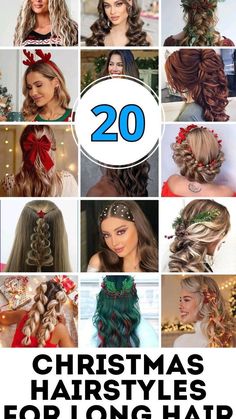 Christmas Hairstyle, Hear Style, Holiday Hairstyles, Christmas Hair, Winter Hairstyles