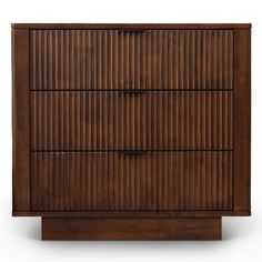 Webster 3 Drawers Walnut Nightstand - MidinMod Walnut Nightstand Bedroom, Glam Nightstand, Cabinet Side Table, Brown Nightstands, Style Nightstand, Walnut Nightstand, Modern Style Furniture, Solid Wood Shelves, Sofa End Tables