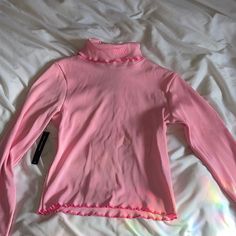 Brand New!! Sold Out Online!! A Rare Find! Nike Fitted Winter Tops, Nike Stretch Winter Tops, Winter Nike Stretch Tops, Fitted Nike Tops For Winter, Trendy Pink Nike Tops, Nike Trendy Top For Spring, Fitted Nike Tops For Fall, Pink Nike Tops For Winter, Nike Fitted Tops In Solid Color