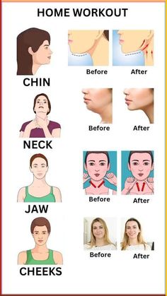 #face #workout #facelift #fatlosstips #bodycare #motivation #fitness #fitnesslife #athomeworkouts Face Workout, Face Fat, Slimmer Face, Motivation Fitness, Full Face, Fit Life, Fat Loss, At Home Workouts, Body Care