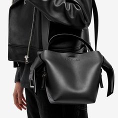 Mini Bag Black, Shopping Wishlist, Leather Products, Parisian Style, Smooth Leather, Mini Bag, Acne Studios, Acne