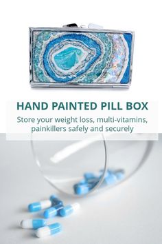 Keep your weekly pills, vitamins, and meds right at your fingertips. Use this cute 7 day Pill box travel pill organizer.  #pillbox #pillorganizer #pillcase #birthcontrol  #pills #painmanagement #multivitamin #sportsmedicine #fertility #medication #multivitamins #fishoil #dietarysupplement #shophandmade #artisanmade #handmadeaccessories #etsysellers #etsyhandmade #makersmarket #etsyshopowner