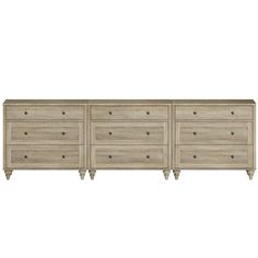 an image of a dresser with drawers on the bottom and two doors in the middle