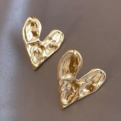 Anthropologie "Lila" Gold Heart Earrings Light Weight Statement Earrings For Everyday Wear. Gold Plated, Post Backs Included. Nwot Anthro, Boho, Free People, Dressy, Formal, Holiday, Delicate, Punk, Rocker, Sexy, Pin Up, Party, Festival, Beach, Cruise, Vacation, New Anthropologie, Amber Sceats For Anthropologie, Shashi, Revolve, Shopbop, Sacks Fifth Avenue, Night Out, Artsy, Modern, Hoop, Rain Drop, Tear Drop, Molten Lava, Metallic, Melted Drop Gold Open Heart Earrings For Party, Metal Heart Earrings For Mother's Day, Trendy Gold Heart Earrings For Wedding, Trendy Gold Heart Earrings With Beads, Trendy Gold Heart Earrings With Heart Beads, Gold Earrings With Heart Beads For Party, Gold Heart Beads Earrings For Party, Mother's Day Heart Shaped Metal Earrings, Mother's Day Metal Heart Earrings