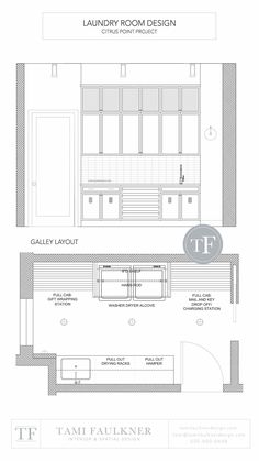 the floor plan for an apartment with laundry room design