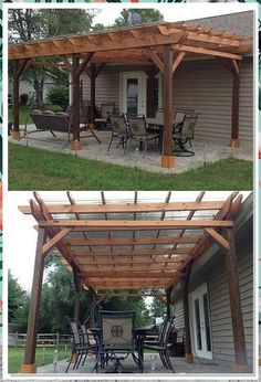 A pergola can be a beautiful addition to any backyard. It can provide shade during the summer and be a place to relax in the winter. Backyard Shade, Wood Pergola