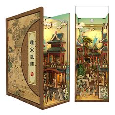 PRICES MAY VARY. 【Song Dynasty Culture】 This DIY Chinese style book nook kit is inspi ancient China’s Song dynasty, restoring its grace and elegance through the unique landscapes and distinct clothing. It is an inspiring opportunity to learn about the aesthetic art created by the talented Song people. This 3D miniature design is very exquisite and realistic, making you feel like you have come to the prosperous Northern Song Dynasty. 【Fun DIY Experience】The Asian book nook comes with parts and ne Lit Songs, Asian Books, Learn Computer Coding, Chinese Aesthetic, Computer Coding, Song Dynasty, Library Decor, China Art, Ancient China