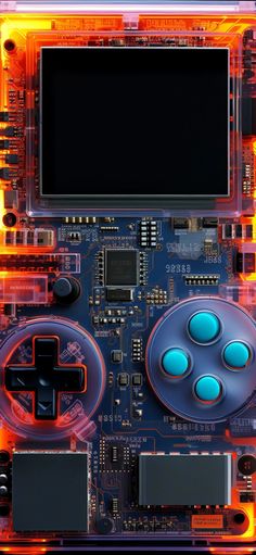 a close up of a computer board with buttons