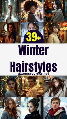 Winter Hairstyles For Long Hair, Winter Hairstyle Ideas, Easy Winter Hairstyles, Beanie Hairstyles, Low Ponytails, Trendy Braids, Hair Stayl, Textured Pixie Cut, Sleek Updo